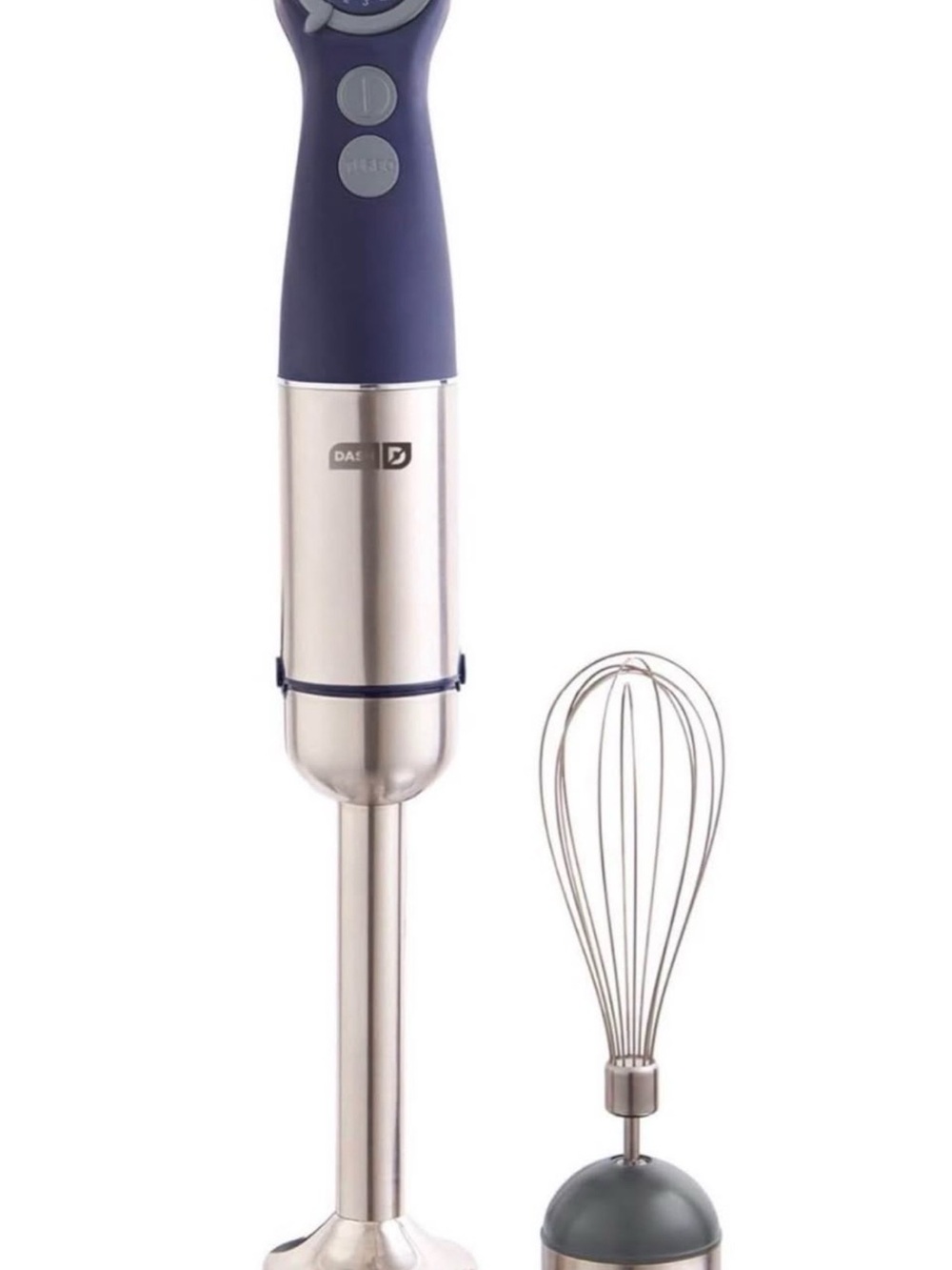 Purple Immersion Hand Blender with Whisk Attachment